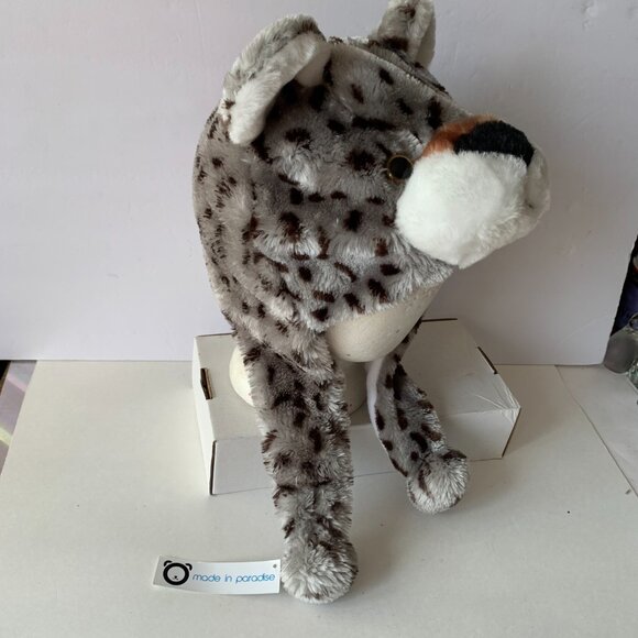 PANDA HATS MADE IN PARADISE LEOPARD PLUSH ANIMAL HAT FOR ADULTS AND KIDS HAT NWT - Picture 3 of 11